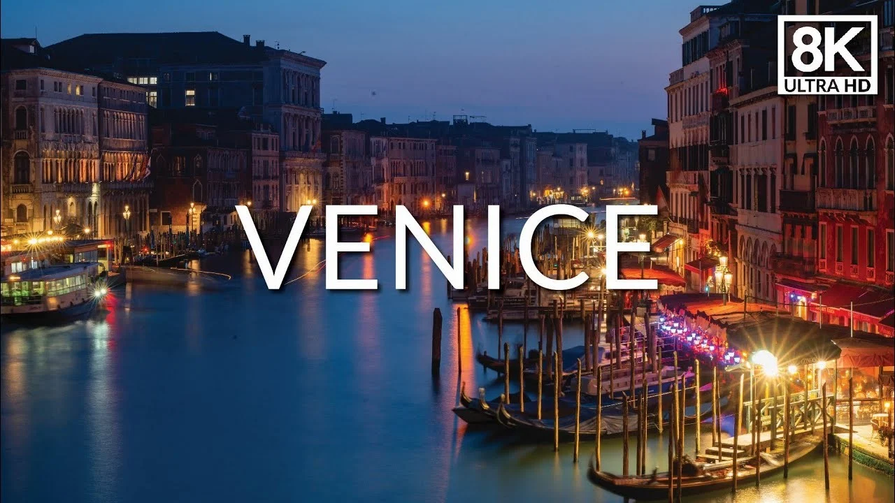 Veneza à Noite em 8K: Passeio a Pé pela Cidade Mais Romântica da Itália