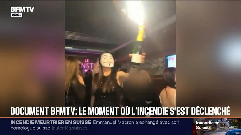 Crans-Montana, due foto mostrano l'innesco dell'incendio a Le Constellation — rainews.it