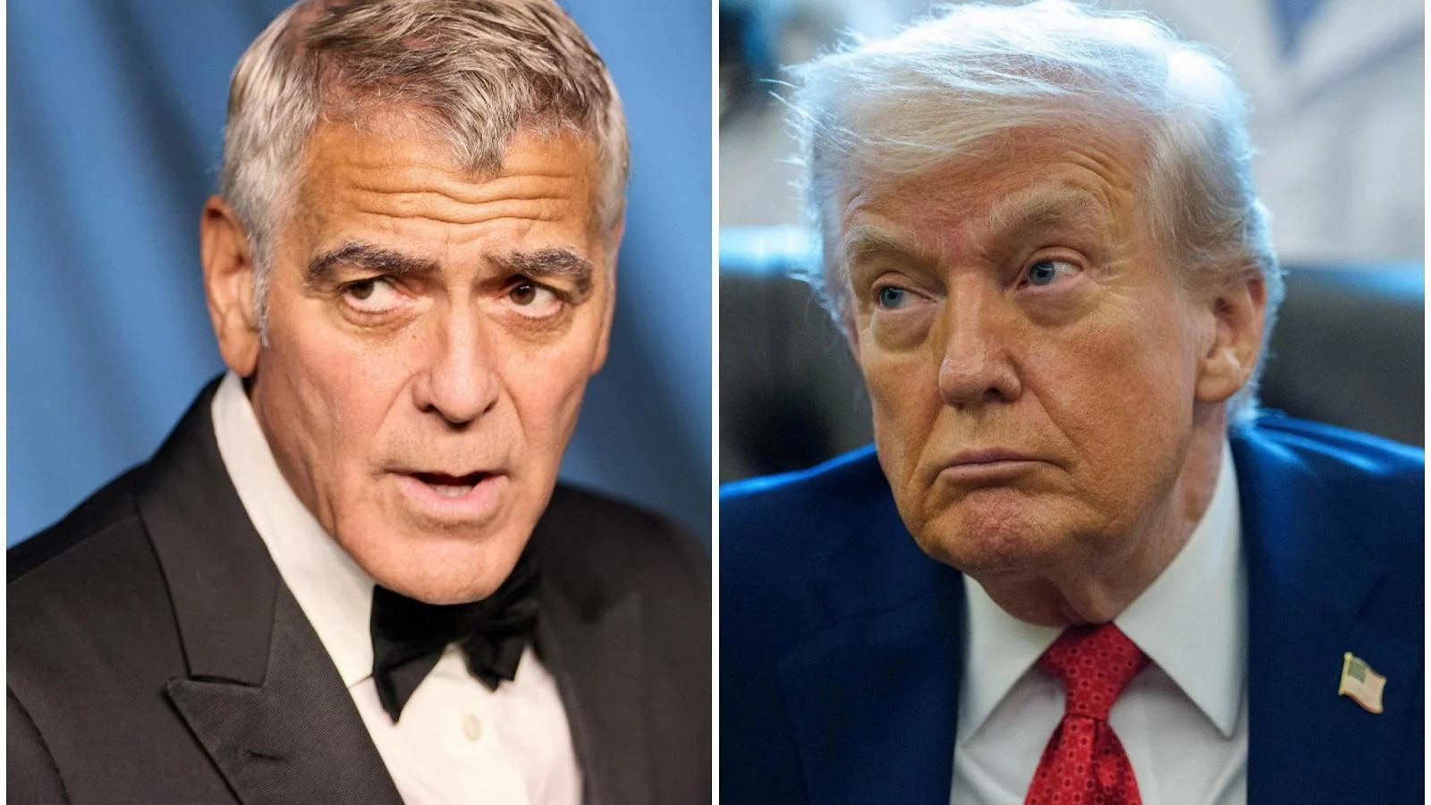 George Clooney obtém cidadania francesa; Trump o critica e ator responde: "A América volta a ser grande em novembro"