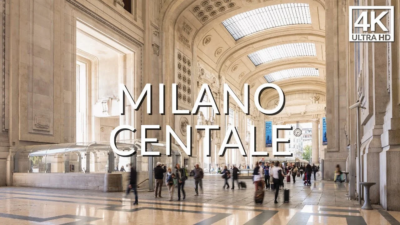 Milano Centrale: passeio sensorial pela maior estação da Itália (4K)