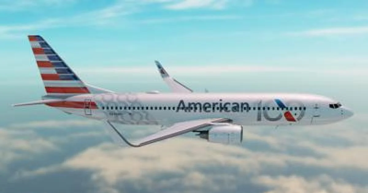 American Airlines celebra 100 anos com livrea especial e programação de comemorações em 2026