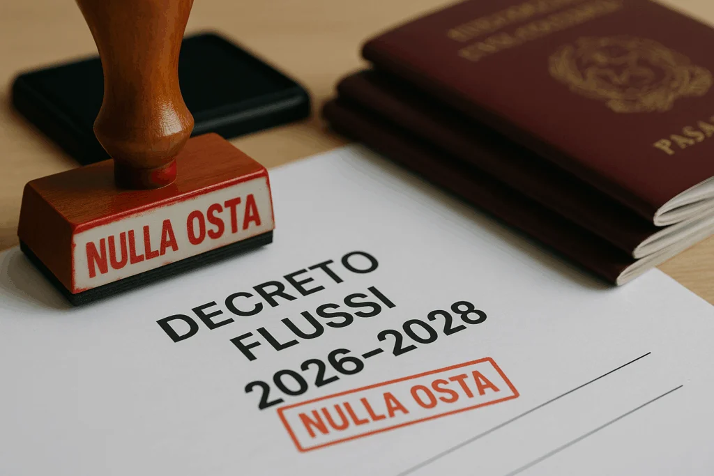 Entrada e Permanência na Itália para Trabalho de Cidadãos Não Pertencentes à União Europeia