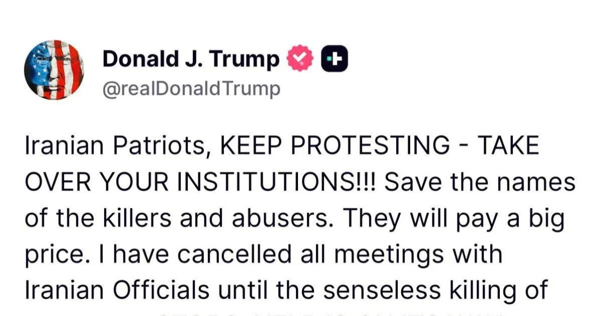 Trump incita protestos no Irã e promete ‘ajuda’: movimento decisivo no tabuleiro geopolítico