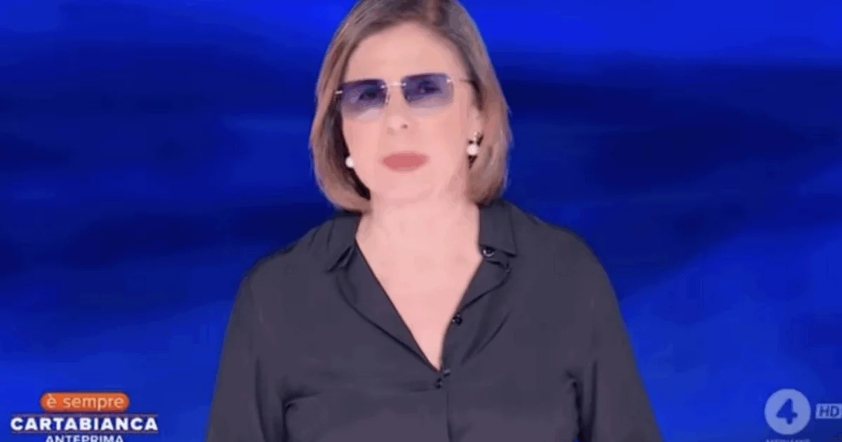 Bianca Berlinguer entra em estúdio com óculos escuros após pequeno intervenção no olho: esclarecimento e solidariedade de Mauro Corona