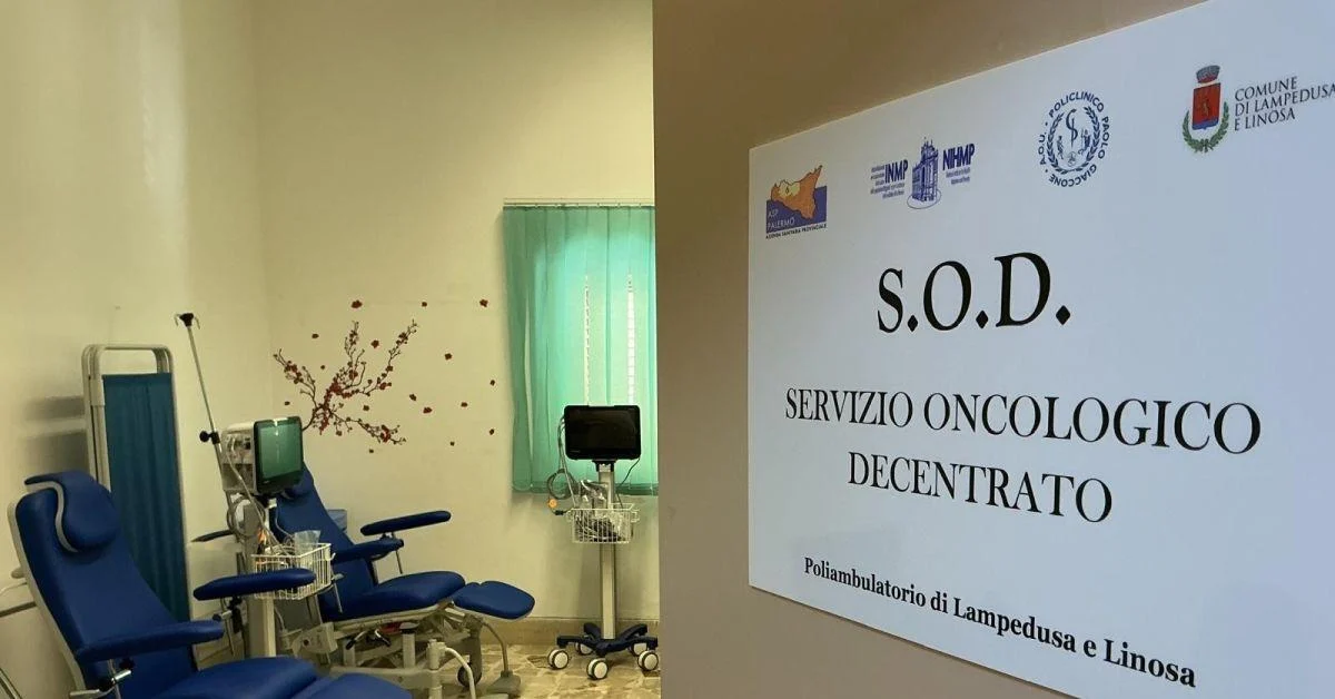 Lampedusa recebe terapias oncológicas: atendimento especializado chega ao SOD em Contrada Grecale