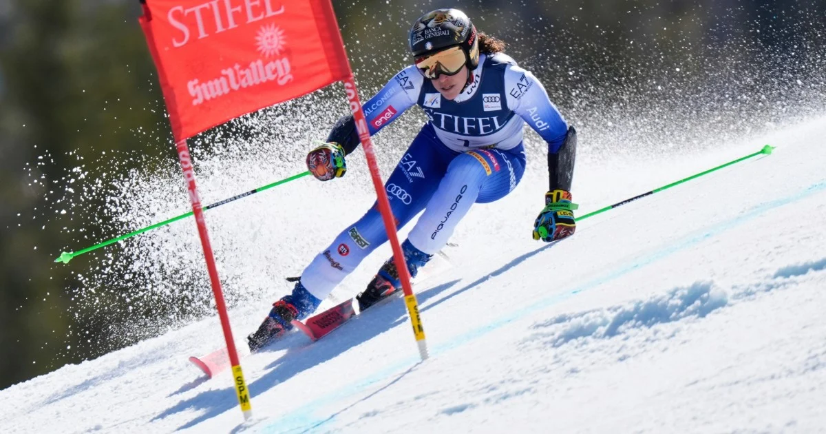 Federica Brignone inscrita no gigante de Plan de Corones; decidirá na manhã se retorna às pistas