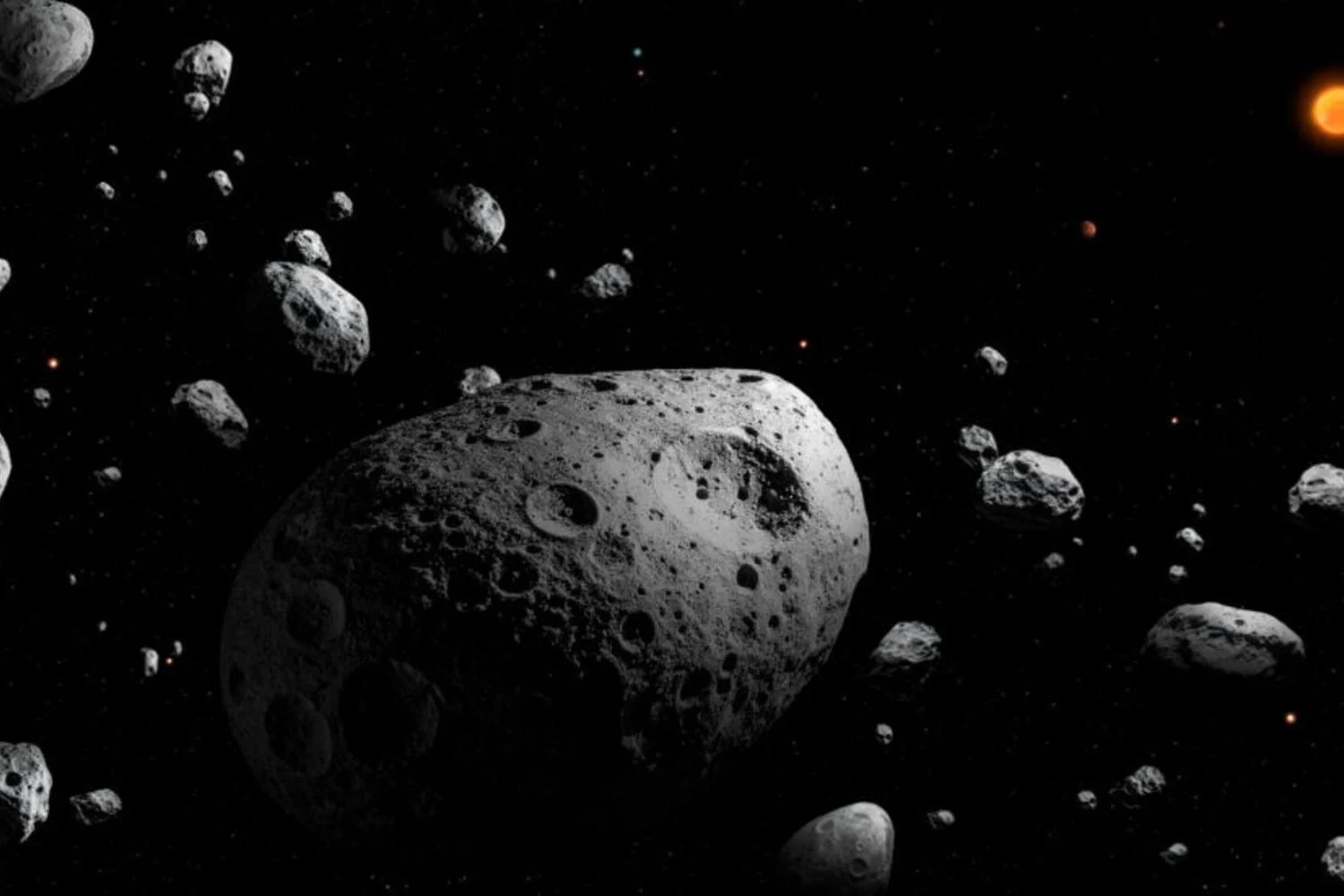 Asteroide gigante 2025 MN45 gira em 1,88 minutos e desafia modelos de estrutura