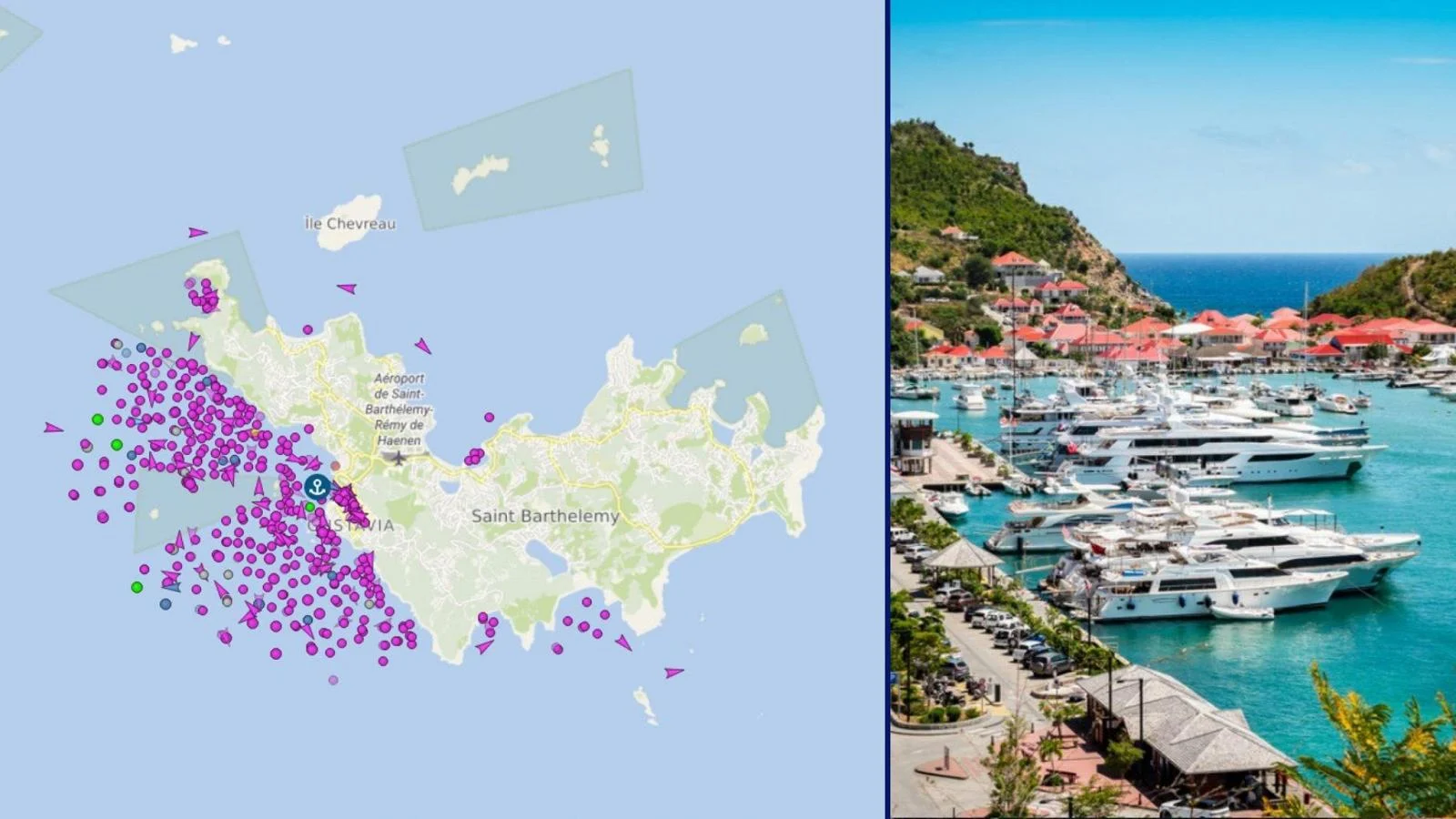Saint Barthélemy: o refúgio dos superyachts no Réveillon 2025