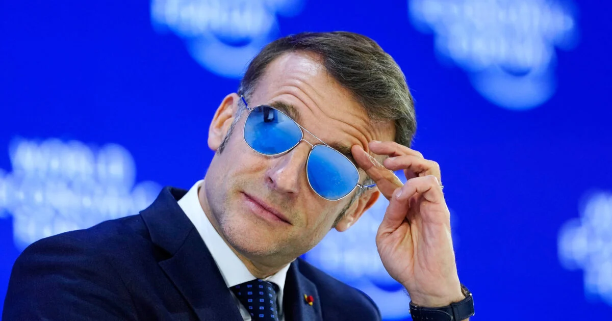 Por que Macron usou óculos espelhados em Davos: especialista aponta uveíte e a “luz inimiga”