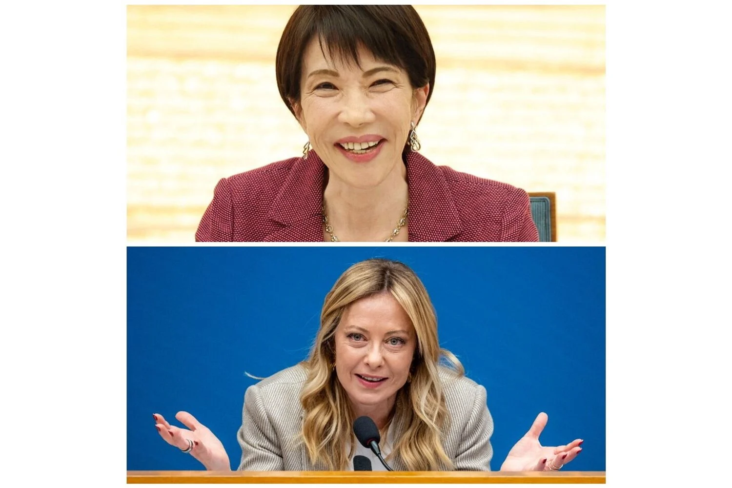 Takaichi e Meloni em Tóquio: duas premières conservadoras que reforçam laços e estratégia