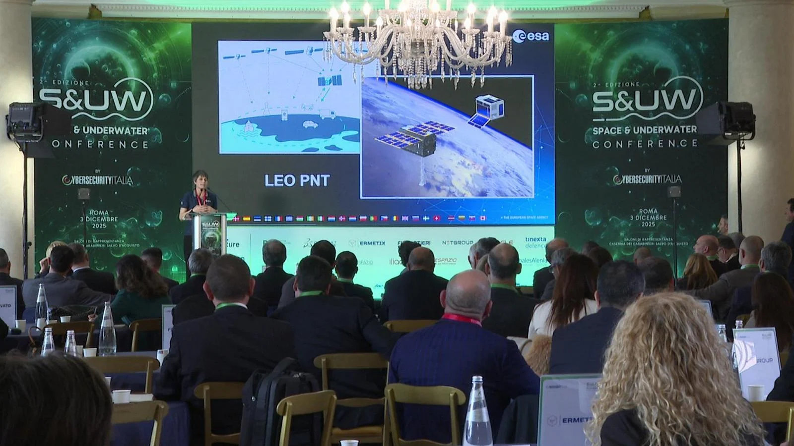 Space & Underwater: em Roma, conferência debate cibersegurança entre o espaço e os fundos marinhos