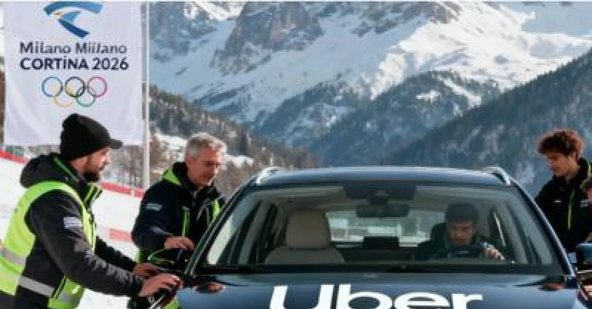 Milano‑Cortina 2026: Uber prevê milhões de corridas e aumento de 90% em Milão na semana de abertura
