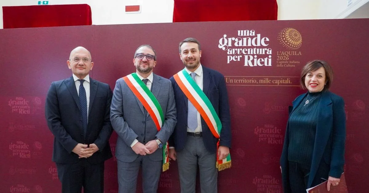 Rieti abre programa cultural ligado a L'Aquila Capitale Italiana della Cultura 2026 no Teatro Flavio Vespasiano