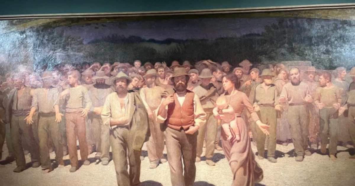 Últimos três dias para ver 'Quarto Stato' de Pellizza da Volpedo na GAM de Milão