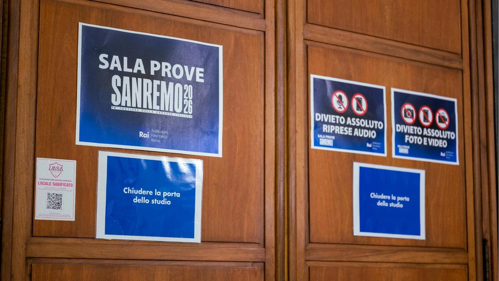 Sanremo 2026: ensaios fechados com a orquestra em Roma a um mês do Festival