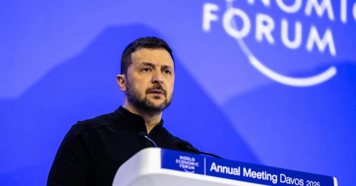 Davos 2026: Zelensky acusa a Europa entre apoios e ativos russos congelados