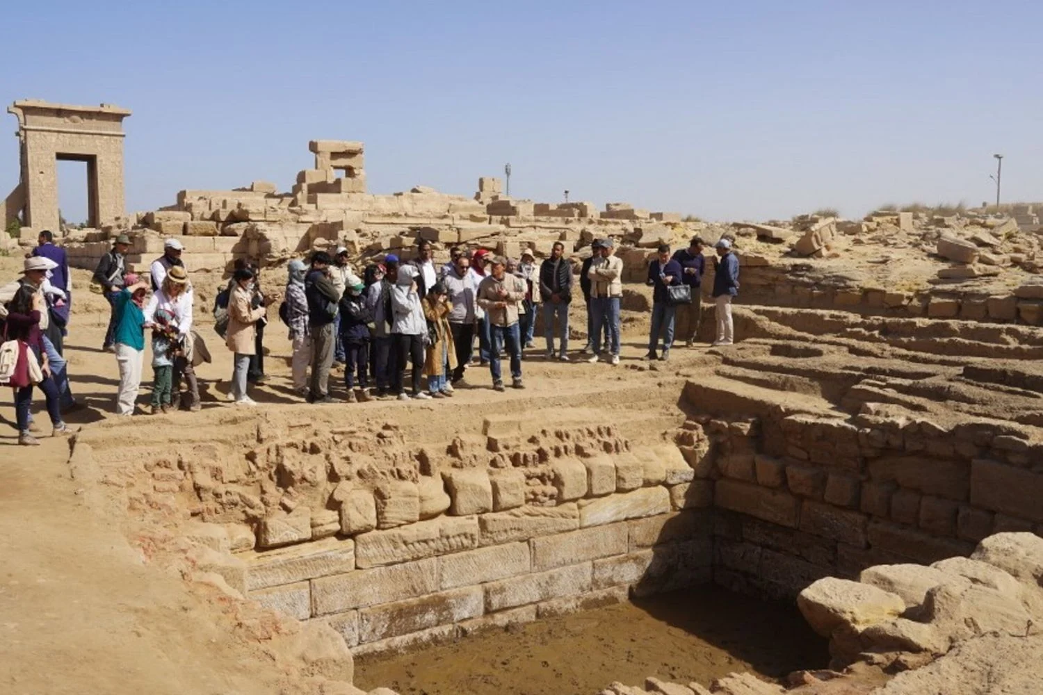 Egito: descoberto novo lago sagrado em Karnak, no Templo de Montu, em Luxor