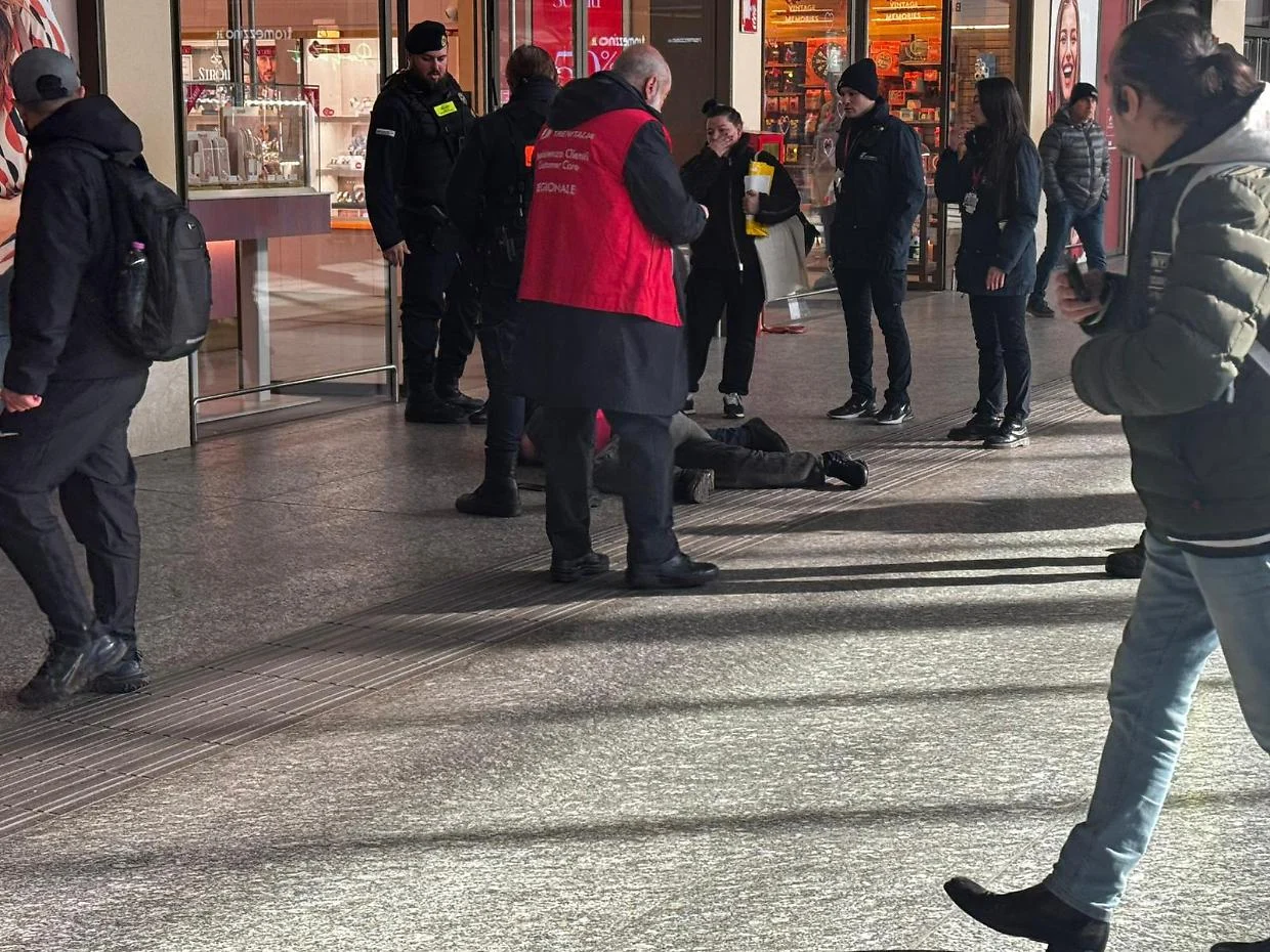 Incidente em Turim: Polícia intervém após mulher ser vista com faca em Porta Nuova