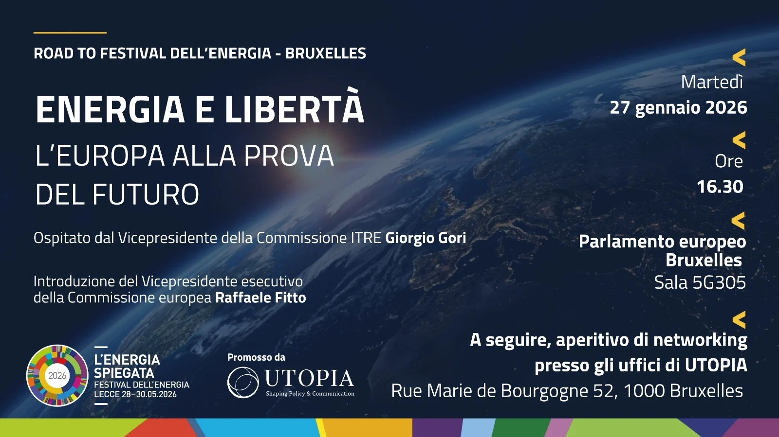 Festival da Energia 2026: embaixada de Bruxelas para a autonomia energética da Europa