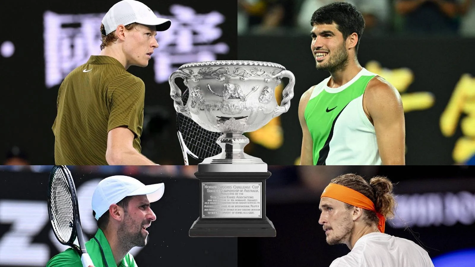Sinner‑Djokovic e Alcaraz‑Zverev: semifinais do Australian Open 2026 decidem nova ordem no tênis