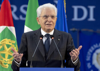 O Presidente da República, Sergio Mattarella: “É hora de recomeçar”