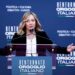 Giorgia Meloni inicia coletiva de Fim de Ano adiada