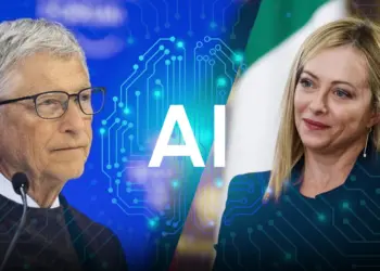 IA em Pauta: Meloni e Bill Gates na mesa de Discussão