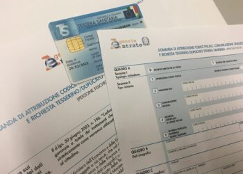 Como solicitar a Tessera Sanitaria na Agenzia delle Entrate