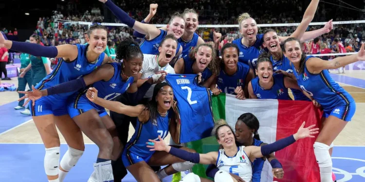 Itália conquista Primeiro Ouro Olímpico no Vôlei Feminino em Paris 2024