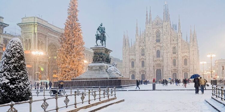 Previsão para o Final de Dezembro: Neve, Frio e Ventos Fortes na Itália