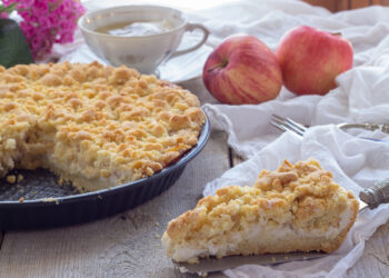 Receita Fácil de Torta di Mele Sbriciolata