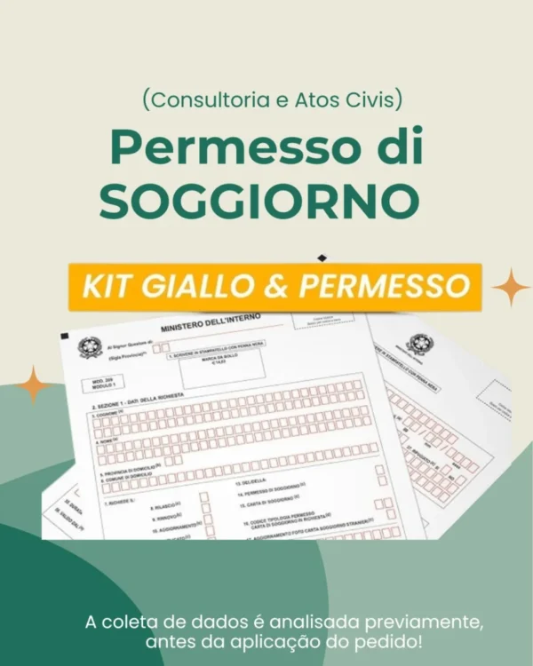 Permesso di Soggiorno - Consultoria e Atos Civis