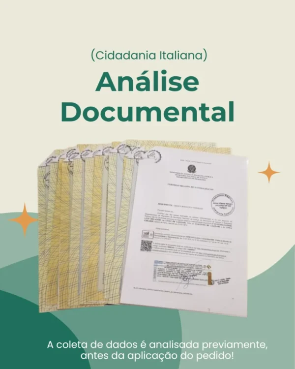 Análise Documental – Cidadania Italiana