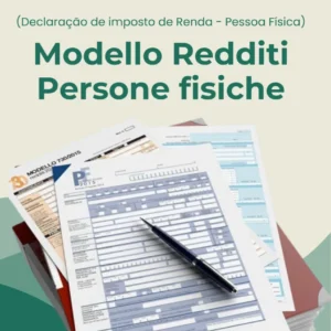 Consultoria Fisco Italiano - Modello Redditi Persone Fisiche 2025