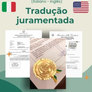 Tradução Juramentada - Italiano/Inglês