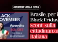 Cidadania Italiana Não Está à Venda: Como a Black Friday Desrespeita o Jus Sanguini