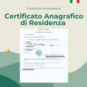 Certificato di Residenza
