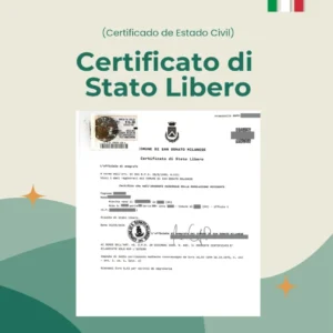 Certificato di Stato Libero