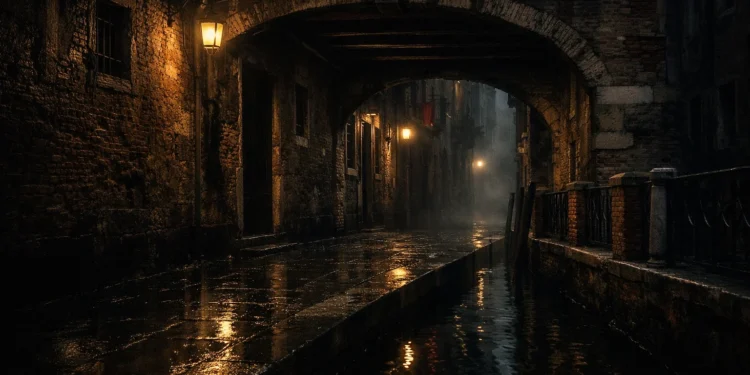 As Ruas que Engolem Pessoas em Veneza