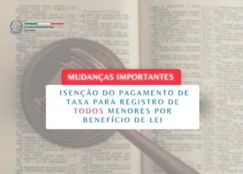 Cidadania italiana para menores: Fim da taxa de 250 euros e novos prazos
