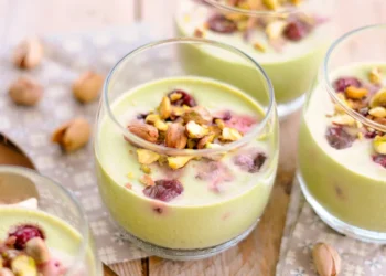 Panna Cotta de Pistache: Uma Doce Tentação Siciliana