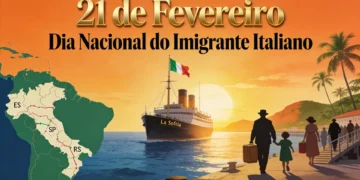 21 de Fevereiro: Dia Nacional do Imigrante Italiano – Lei nº 11.687/2008