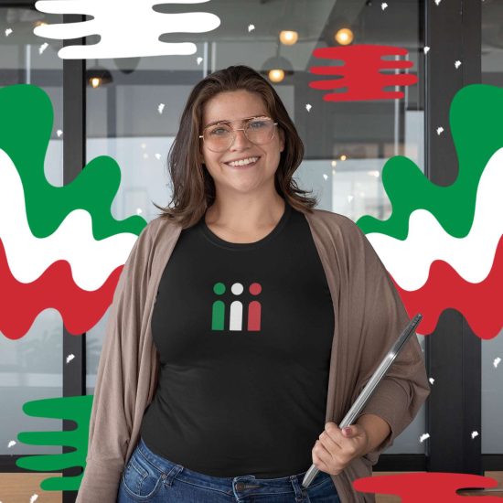 mockup-of-a-woman-wearing-a-plus-size-tee-at-her-office-30896